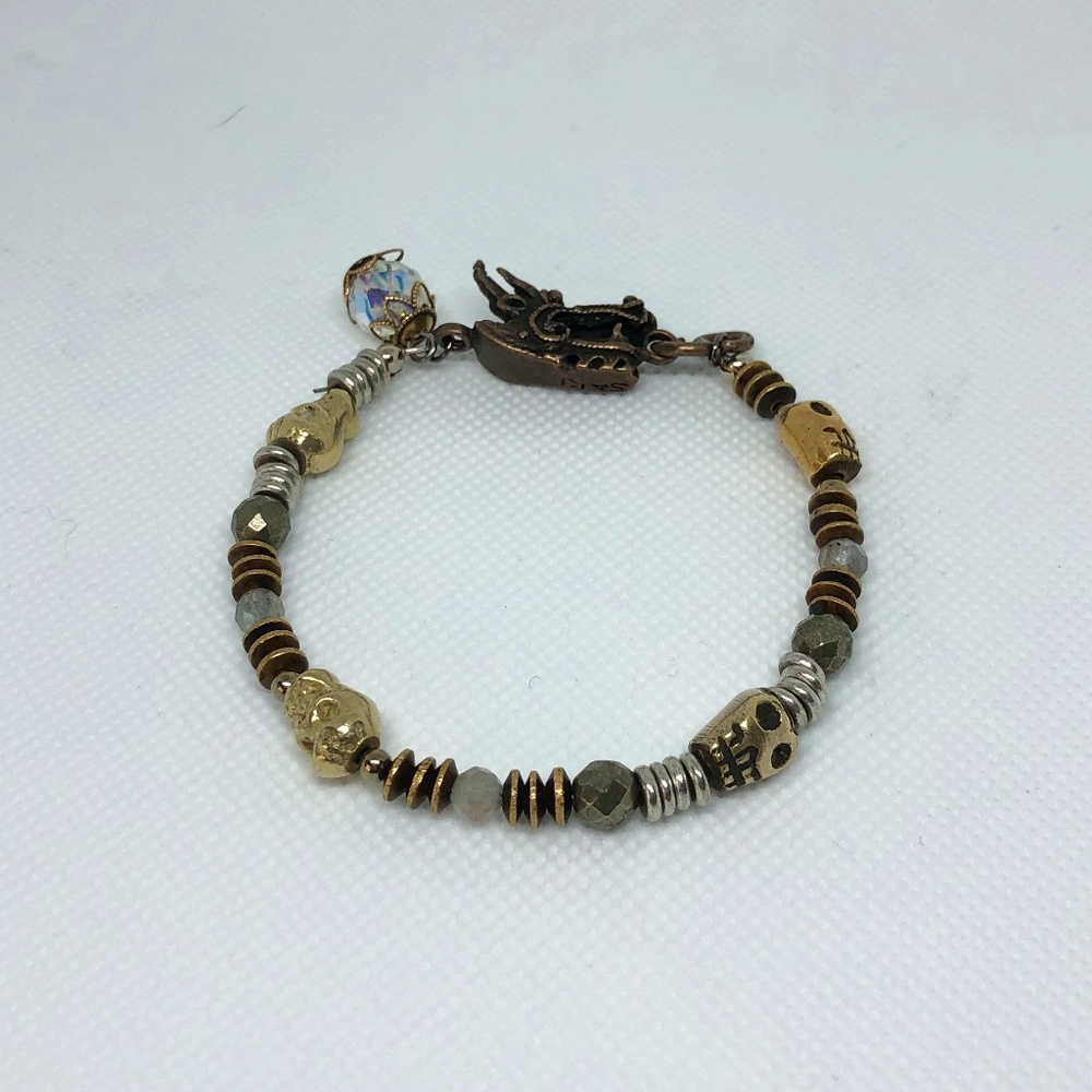 Custom Skull & Dragon Bracelet
